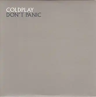 Обложка сингла Coldplay «Don't Panic» (2001)