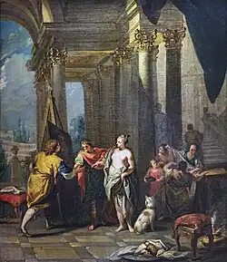 Александр уступает Кампаспу Апеллесу. 1716. Холст, масло. Фонд Бемберга, Тулуза