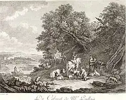 Пасторальная сцена. 1781. Офорт