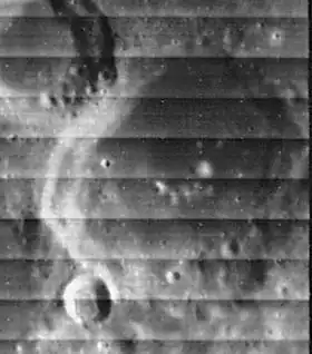 Снимок зонда Lunar Orbiter - IV.