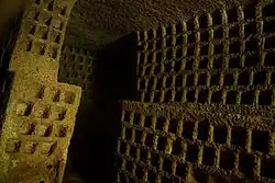 Этрусский колумбарий в Блера, Лацио. Италия