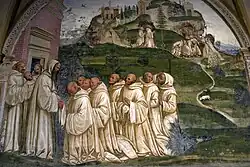 Бенедикт находит источник в горах