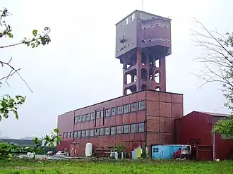 Историческая угольная шахта в Фольшвиллере.