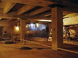 Строительство станции. 2 декабря 2003 г.