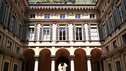 Кортиле (двор) Палаццо Аннони, Милан. Проект 1631 г.