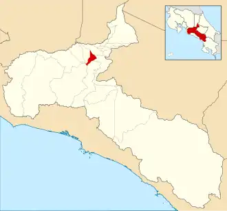 Алахуэлита на карте