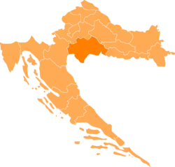 Сисачко-Мославачка на карте