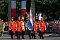 Батальон почётного караула на параде в Париже в день взятия Бастилии, 2013 год