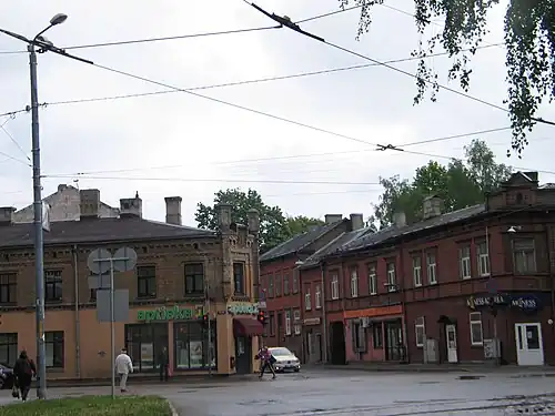 Перекрёсток с ул. Патверсмес