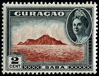 Саба, 2 цента (Mi #200; NVPH #160)