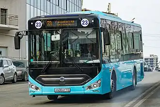 Автобус ООО «Раннер» на улице Гоголя, маршрут № 23, 29 января 2023 года