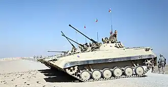 бронемашины BVP-2 армии Чехии на военной базе "Altimur" в провинции Логар (30 сентября 2010)