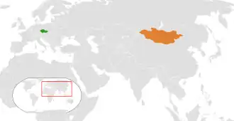 Чехия и Монголия