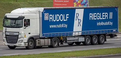 DAF XF truck in Belarus 04