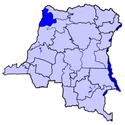 Южное Убанги на карте