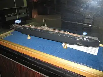 Макет подлодки «Дельфин» — Военный музей, Афины