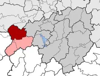 Карта общины:  — Арьитея  — Атаманес, Ахелоос