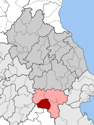 Карта общины:  — Фарсала  — Нартакион, Полидамант и Энипефс