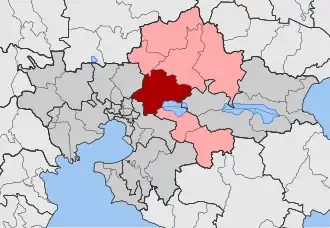 1 — Лангадас 2 — Лаханас, Асирос, Сохос, Калиндия, Корония и Вертискос
