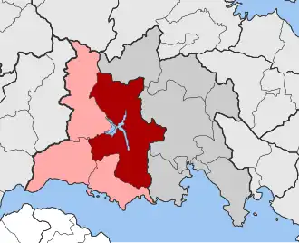 Карта общины:  — Лидорикион  — Вардусия, Толофон и Эфпалион