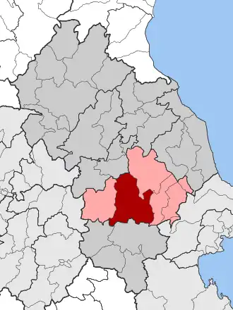 Карта общины: — Никея — Арменион, Килелер, Кранон, Платикамбос