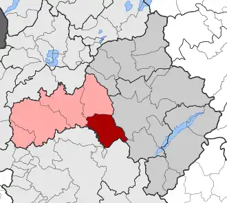 Карта общины: — Сьятиста — Аскион, Неаполис, Пендалофос, Цотилион