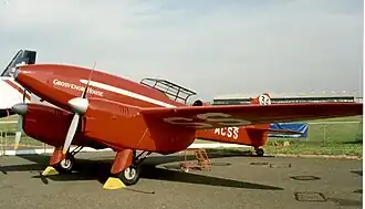 DH.88 Comet G-ACSS(авиасалон Фарнборо, 1988 год).