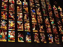 Дж. Б. Бертини, Дж. Бертини. Витражи деамбулатория апсиды Миланского собора. 1833—1862