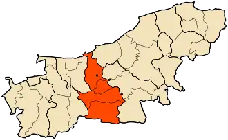 Тения на карте