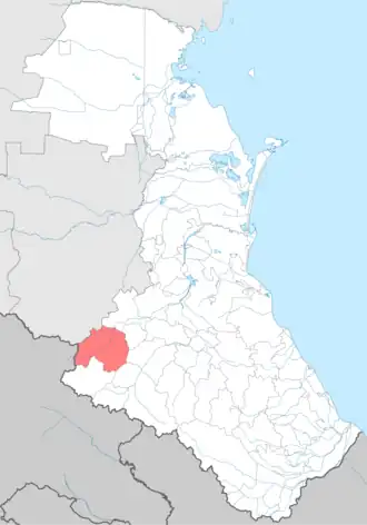 Цумадинский район на карте