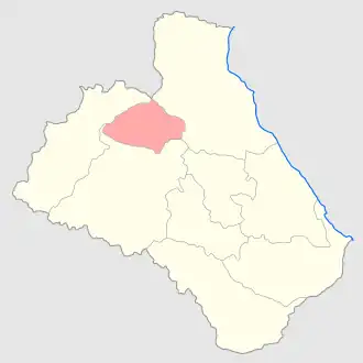 Аварский округ на карте