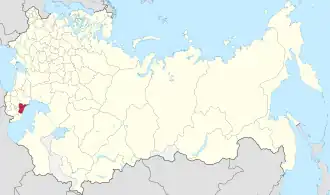 Дагестанская область на карте