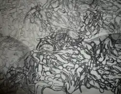 «Массовое убийство в Румбуле», графика (2003)