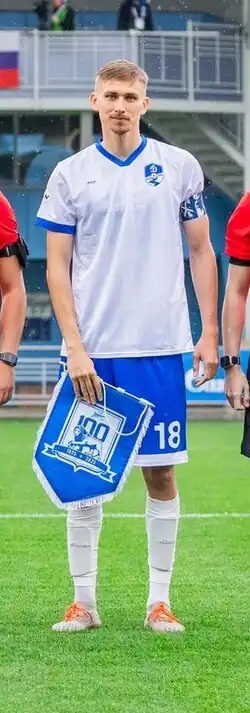 Криворучко в составе вологодского «Динамо» в 2025 г.