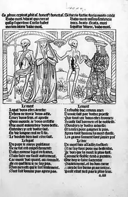 Пляска смерти, Гюйо Маршан (1486)