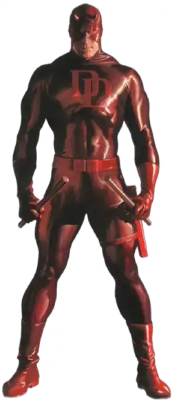 Сорвиголова на варианте обложки комикса Daredevil vol. 6 #23 (Октябрь, 2020)Художник — Алекс Росс