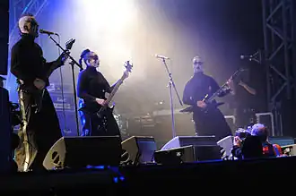 Darkspace на фестивале «Hellfest» в Клиссоне (Франция) в 2012 году. Слева направо: Wroth, Zorgh, Zhaaral.