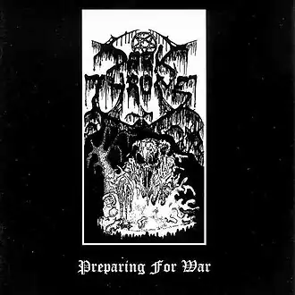 Обложка альбома Darkthrone «Preparing for War» (2000)