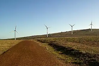 Ветрогенераторы возле Изерфонтейна