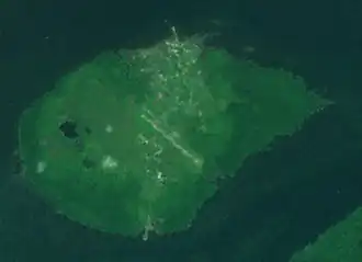 Остров Дару из космоса