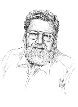 Портрет Кокрума, нарисованныйМайклом Нетцером[англ.]