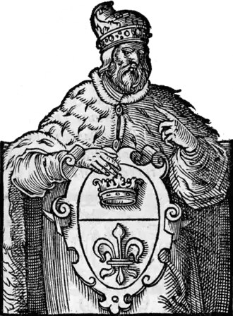 Дож в представлении гравёра Йоста Аммана, 1574 год.