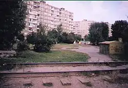 Примерно на месте бывшего вокзала