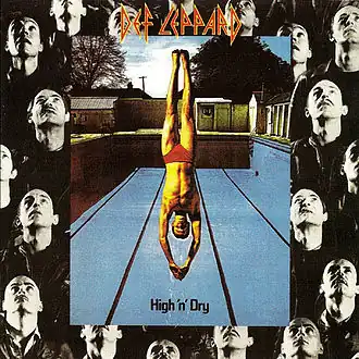 Обложка альбома Def Leppard «High ’n’ Dry» (1981)