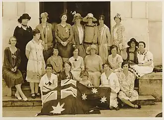 Австралийские делегаты инаугурационной конференции ассоциации, Гонолулу, Гавайи, 1930 год