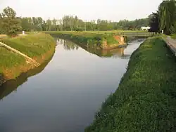 Впадение Демера (слева) в Дейле (справа).