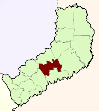 Департамент  Каингуас на карте