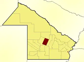 Департамент  Команданте-Фернандес на карте