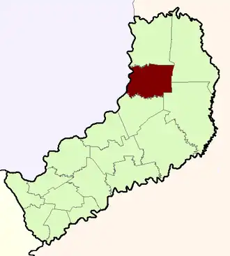 Департамент  Эльдорадо на карте