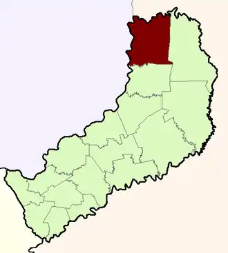 Департамент  Игуасу на карте